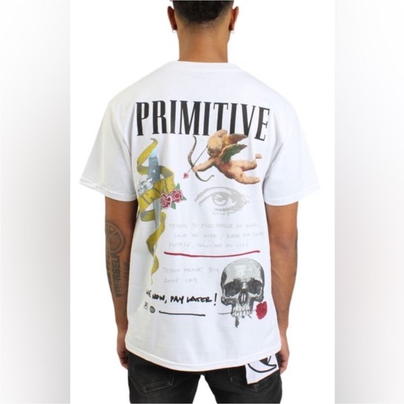 Primitive White Guns N' Roses Tee - Picture 2 of 6